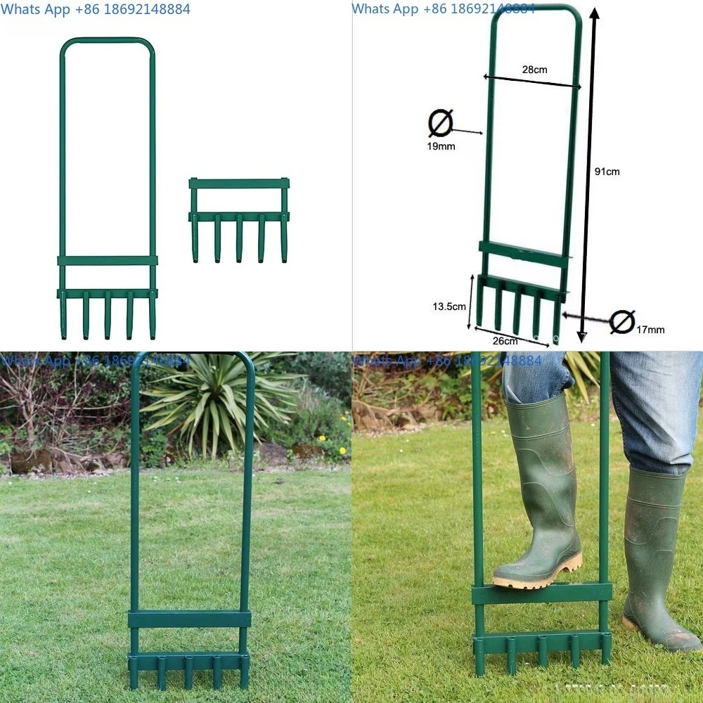 

Manual Lawn Aerator for Garden Soil Loosening and Grass Care