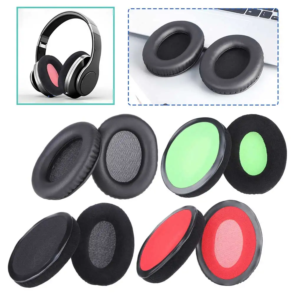 بو الجلود الأذن غطاء الوسادة لينة المخملية سماعات بطانة للأذن بطانة للأذن وسادة ل كينغستون HSCD KHX-HSCP HyperX سحابة II 2 #1