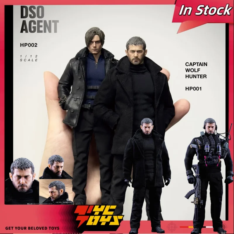 TYCTOYS IN STOCK  HOT PLAY Captain Wolf Hunter 1/12 Model HP001  Resident Evil 8 Captain Chris 1/12 Mobile Soldier Model Toy