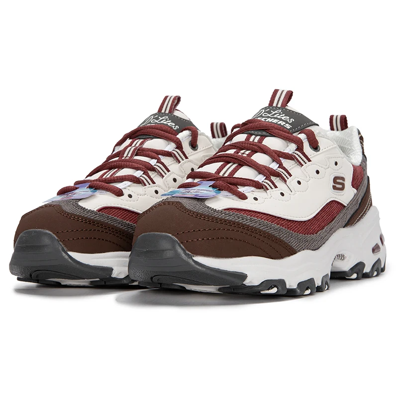 

Skechers Women's Shoes D'Lites 1.0 Milk Tea Bear Fashion Retro Trendy Dad Shoes Women's Sneakers Casual Shoes 149906-Bugy