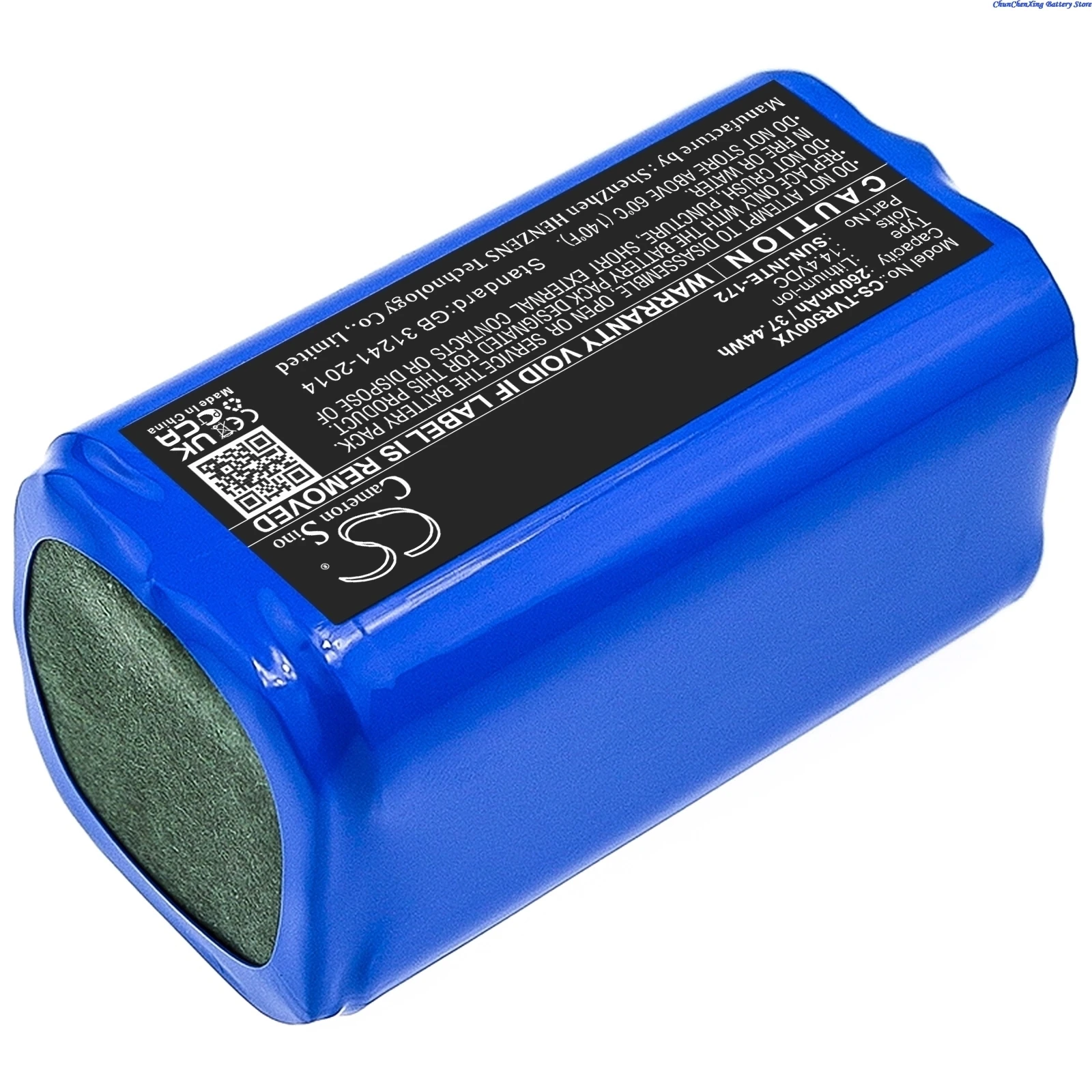 CS 14.4V 2600mA Battery SUN-INTE-273 SUN-INTE-172 for Tesvor X500 V300 X500 Pro X580 X583 X586 X580R Simum 6,Simum 7/8 +TOOL