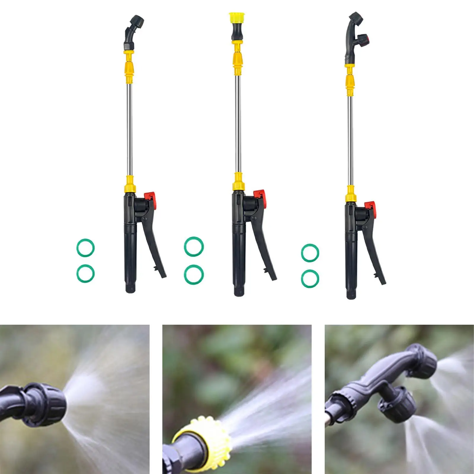 Retractable Sprayer Rod Replacement Universal Garden Spray Accessories Nozzle and Handle Sprayer Extension Pole Rod for Shrubs