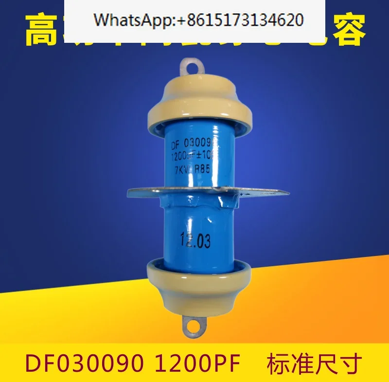 Deyi RF Dryer Core Piercing Capacitor DF030090 1200PF 7KV High Power Ceramic Core Piercing Capacitor