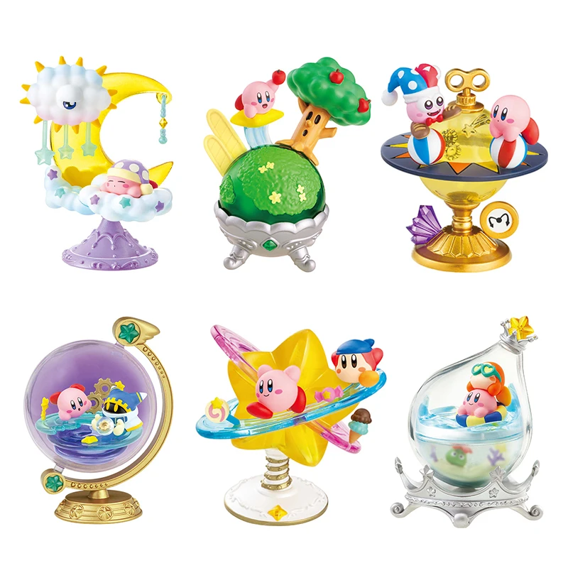 

Re-Ment Original Kirby's Starrium Star Galaxy Series Kirby Waddle Dee Kracko Whispy Woods Marx Magolor PVC Action Figure Toys