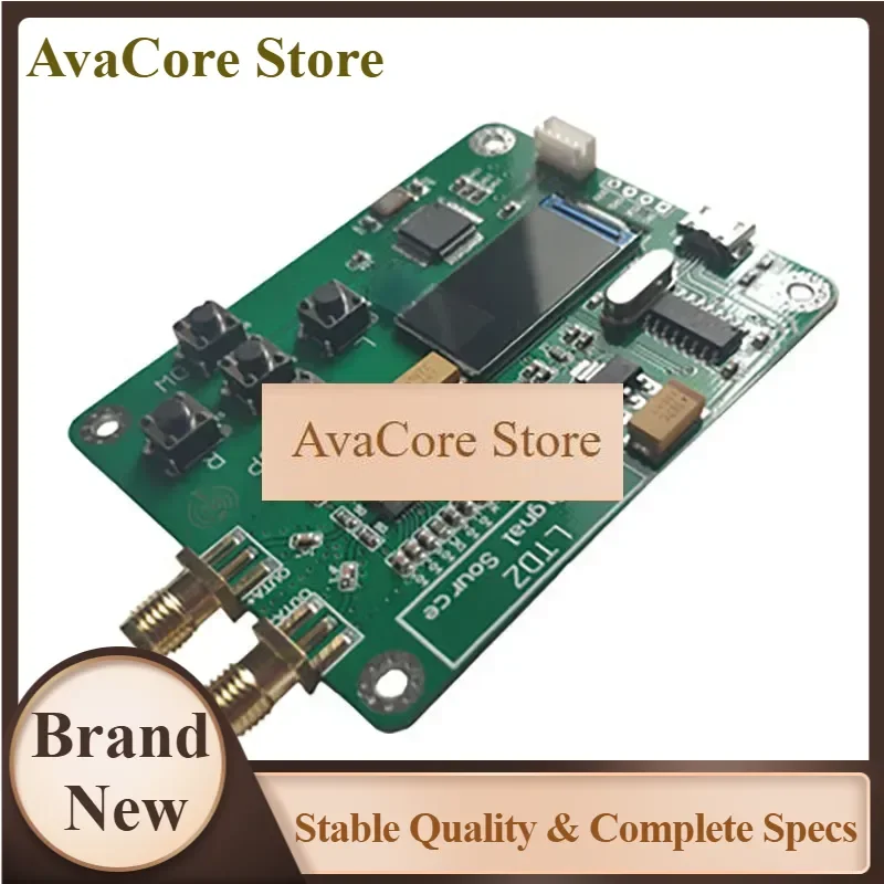 AvaCoreMAX2870 RF Signal Source Module 23.5-6000M With 0.96-inch Color OLED Serial Port MAX2870 Module