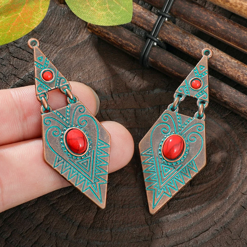 Vintage Ethnic Stone Setting P - Ethnic Fashion Women 评论和价格