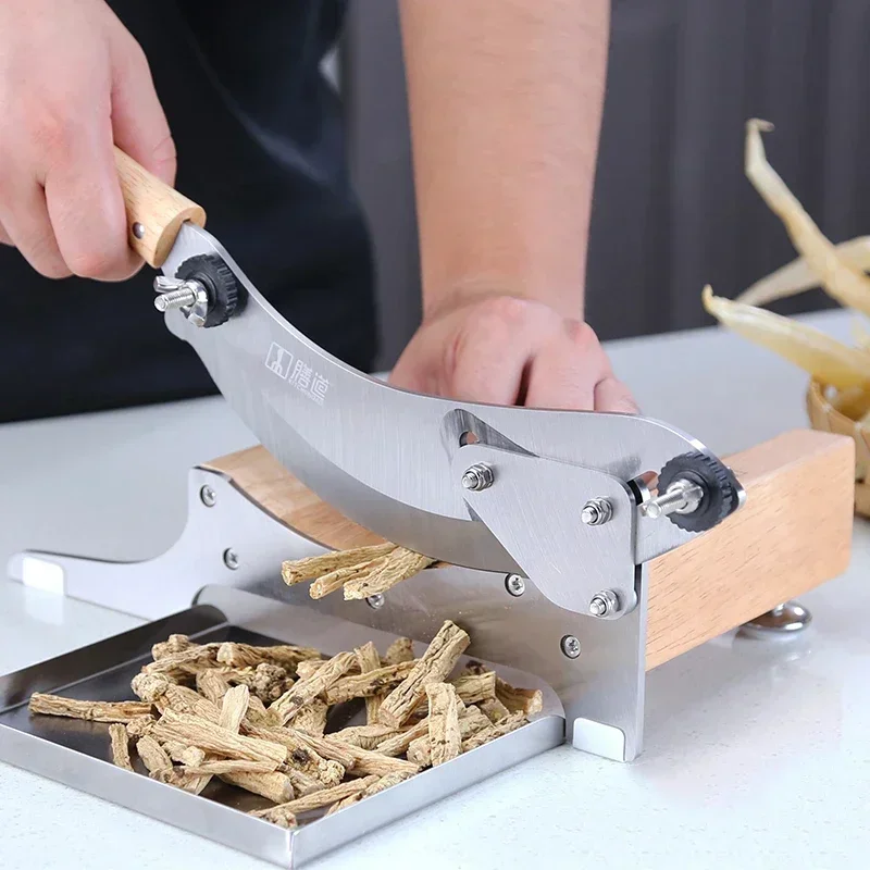 Chinese Medicine Slicer Cutter Machine Ganoderma Medicinal Materials Ginseng Slicing Machine