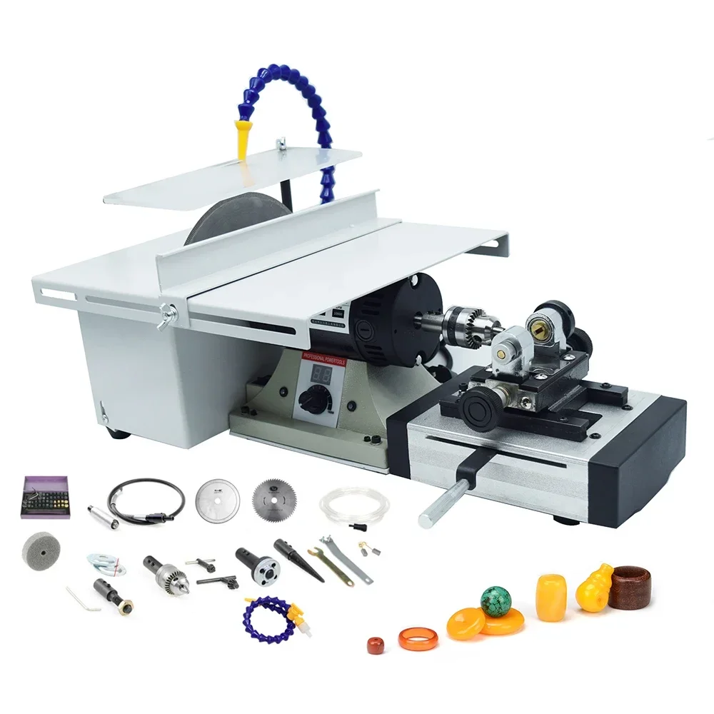 2000W Jewelry For Tools Equipment Gemstone Jade Desktop Polishing Grinder Circular Saw Cutting Machine 220V