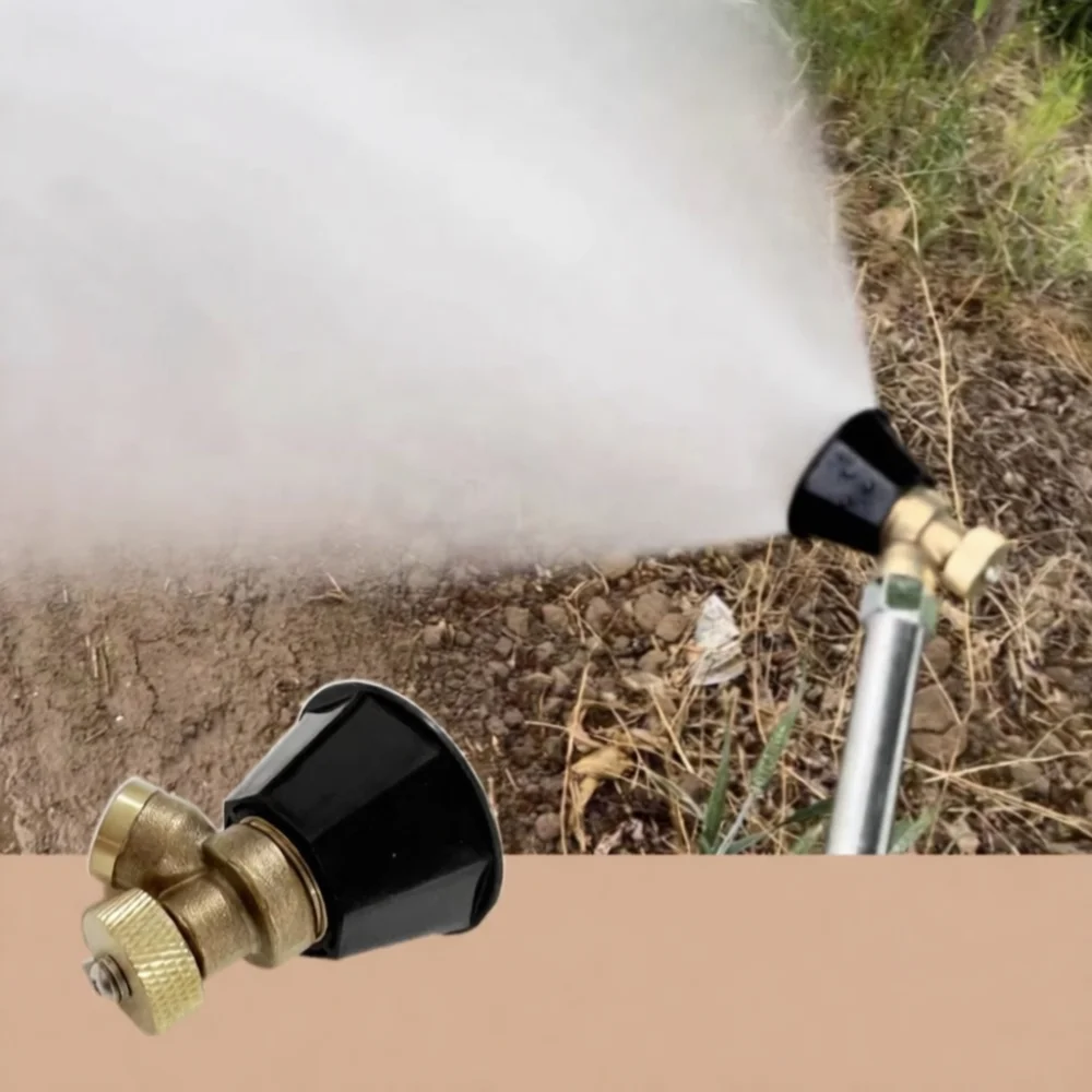 High Pressure Copper Mist Nozzle Adjustable Stainless Steel Sprayer Component For Agricultural Orchard Crop Pest Control
