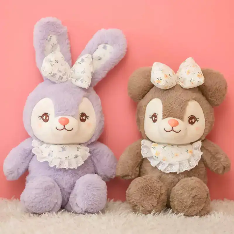 Dookilive Cute Soft Bunny Plush Filled Doll as a Holiday Gift for Friends