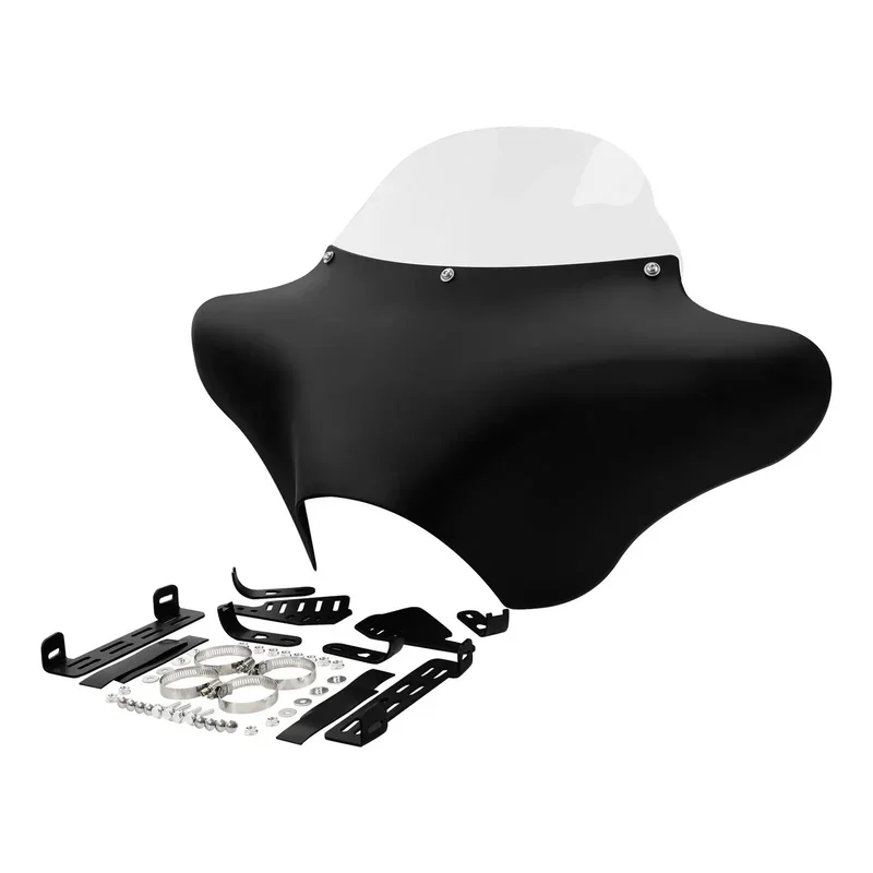 XF290601-SET-MT matte black batwing fairing windshield kit fit for Honda Shadow Ace VT1100 C2 1995-2000