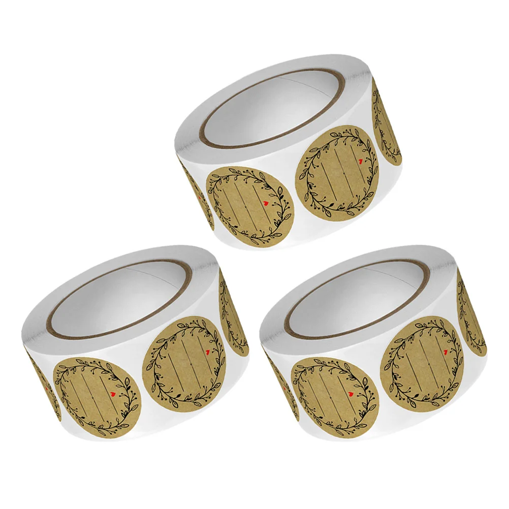 

3 рулона съемных пищевых этикеток, наклейки для банок, контейнеров, бутылок Мейсона, консервирования, варенья, желе, выпечки, кладовой, организация, использование