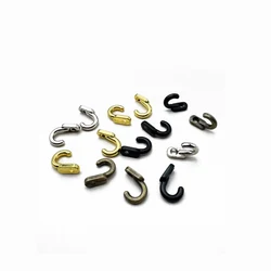 Zinc Alloy Vintage Black Silver Gold Small Hooks With Screws Wall Hangers Kitchen Bathroom Key Towel Hat Coat Bag Hooks