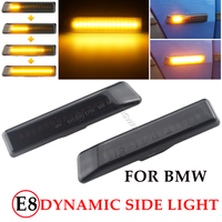 2X Dynamic LED Side Marker Light For BMW E36 1996-1998 X5 E53 1999-2006 Flowing Indicator Turn Signal Lights 12V