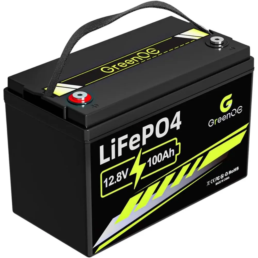 

​​12V 100Ah LiFePO4 Battery: Group 31 with 100A BMS, 15000 Deep Cycles - Perfect Solar Rechargeable Lithium Battery​