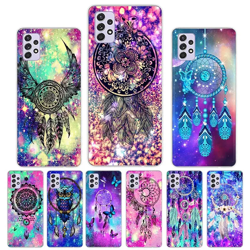 Dream Catcher Watercolor Phone Case Cover For Samsung Galaxy A55 A54 A52 A53 A15 A14 A12 A13 A25 A24 A22 A23 A35 A34 A32 A33 A04