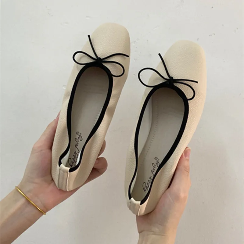 Bailamos Women Flat Heel Shoes Female Flats casual Ballet Dancing Shoes Foldable Sole Boat Shoes Summer Slip On Slipper Mules Sl