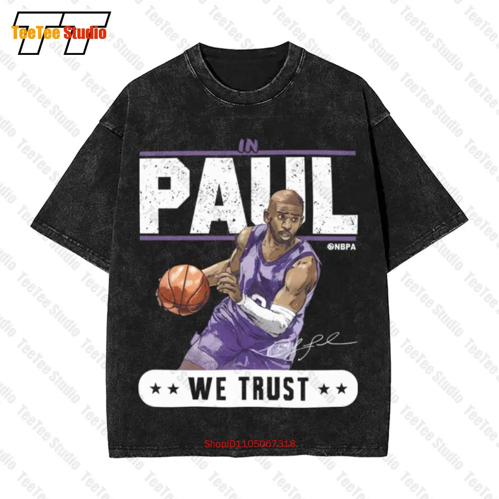 Chris Paul en Paul confiamos una camiseta vintage de gran tamaño JYIG