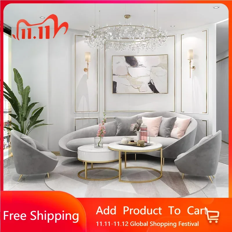 

Vintage Living Room Sofa Minimalist Modern Relaxing Corner Sofa Armchair Bedroom Sofas Antique Modern Divano Trendy Furniture