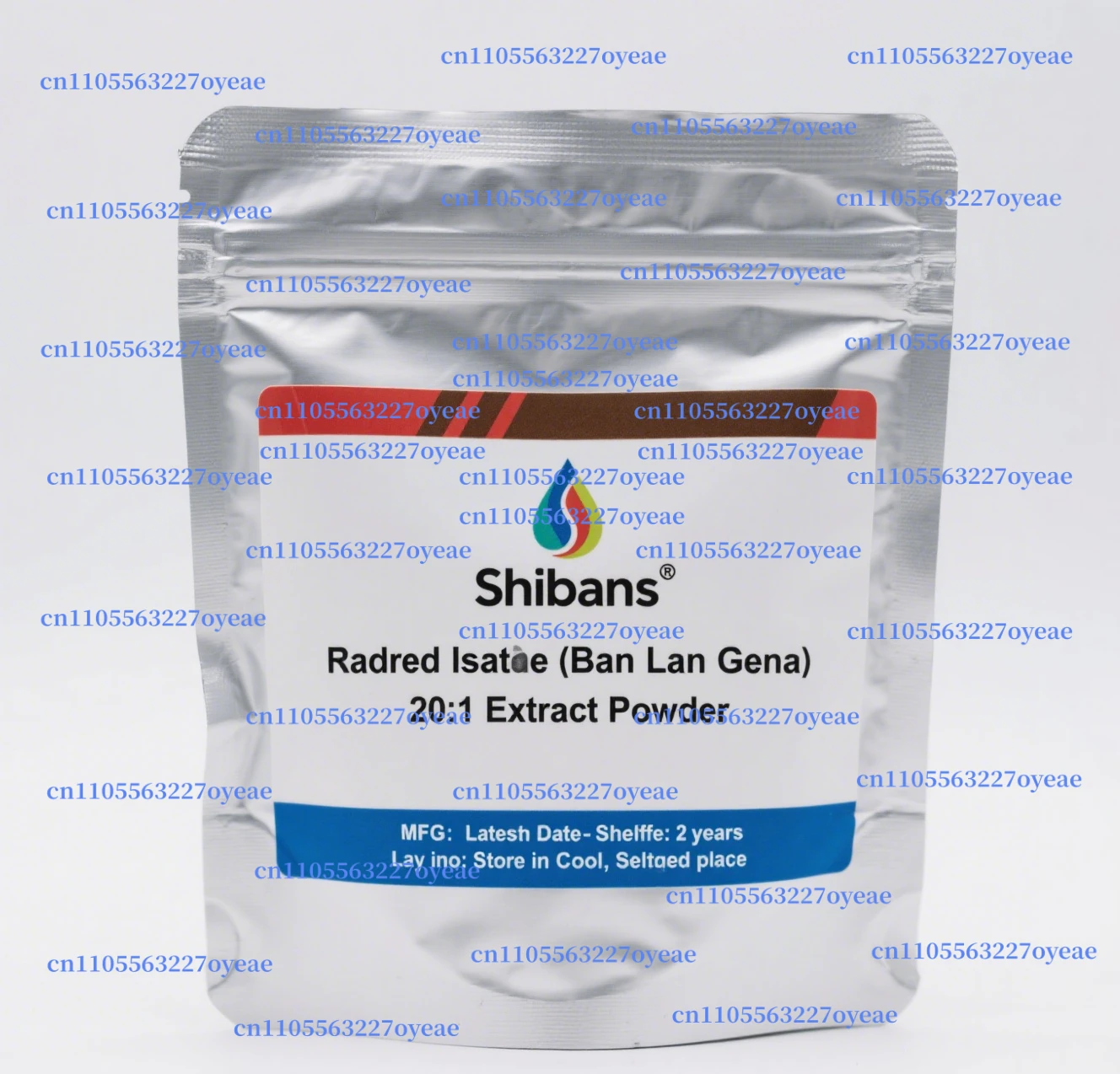 Global Customized Fast Shipping For RadixIsatidis Extract 20:1 Aluminum Foil Bag Packing