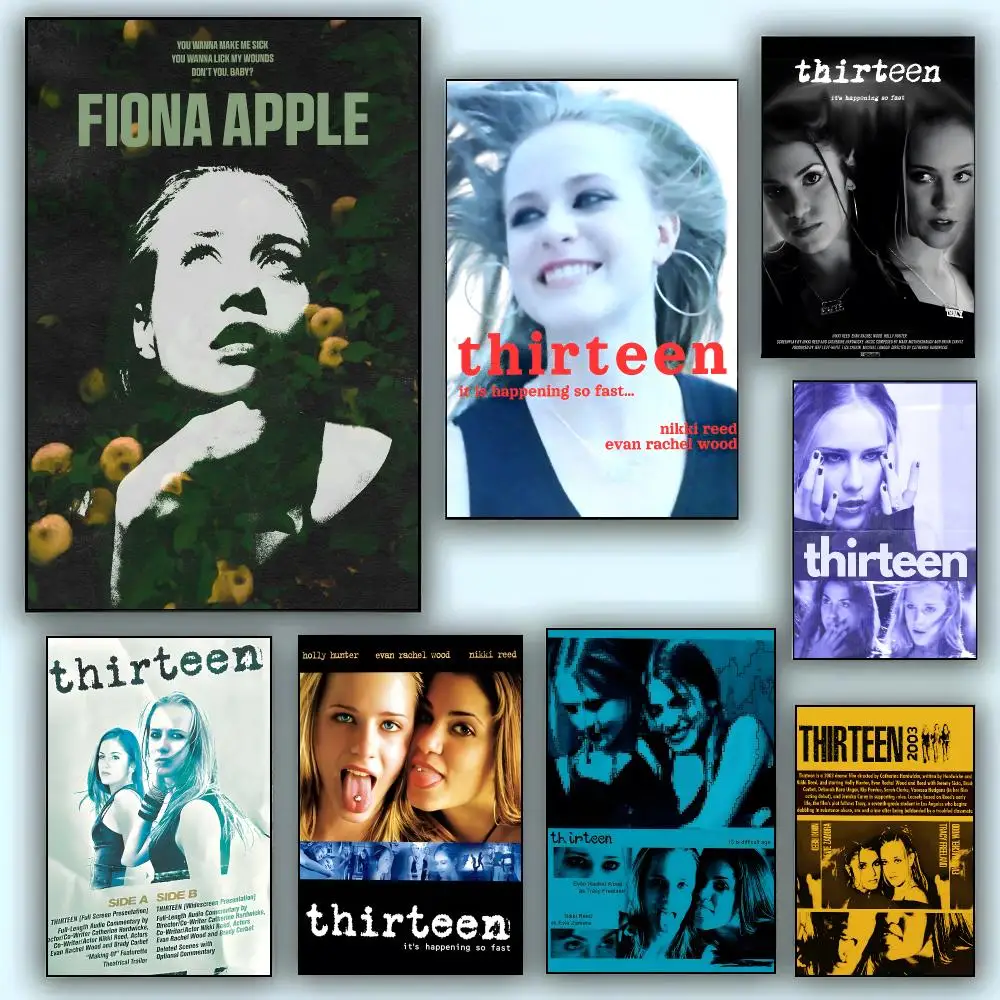 Drama Movies T-Thirteen Poster Aesthetic Wall Art Canvas Poster Room Decoration Items Bedroom Decor
