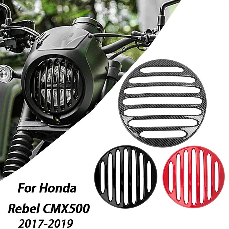 

Motorcycle Front Head Light Lamp Protector Guard Headlight Grill Cover For Honda Rebel CMX500 CMX 500 Model 2017-2019