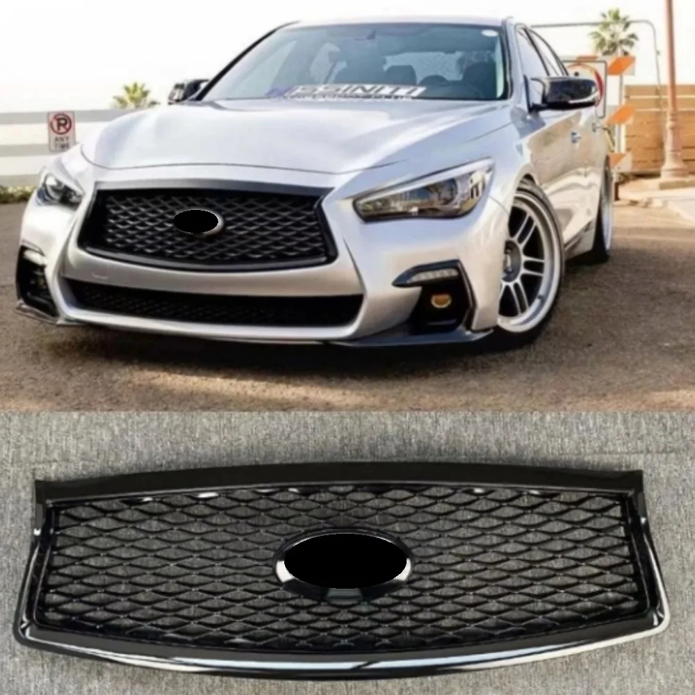 

Front bumper grille ventilation mesh For Infiniti Q50L 2014-2021 Q50