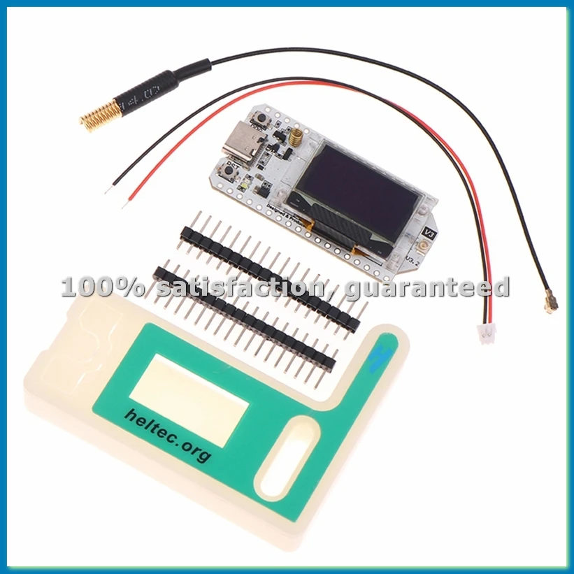 ESP32 SX1262 0.96In Blue OLED Display Case for Heltec LoRa 32 V3 HD Meshtastic Wi-Fi Development Board433-510MHZ-A86Z