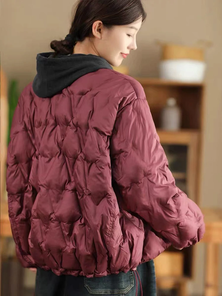 Max LuLu Thicken Quilted Warm Winter Ladies Coats Luxury Fashion Loose Jeackets Oversized Leisure Classic Vintage Cotton Parkas