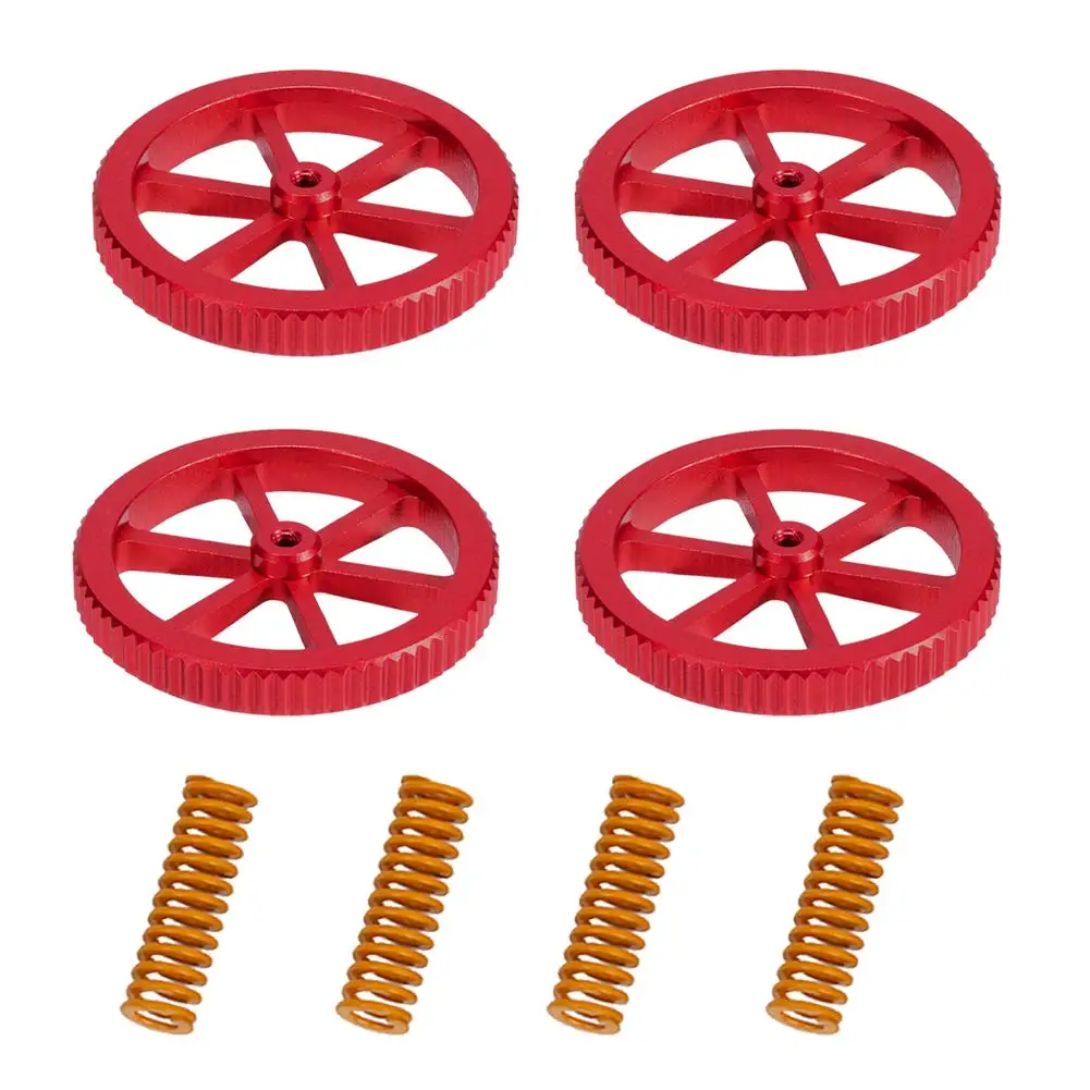 Creality 4X Metal Leveling Nuts & Springs Capricorn Bowden PFTE Tube for 1.75mm Filament 3D Printer Hotbed StayLevelling Parts