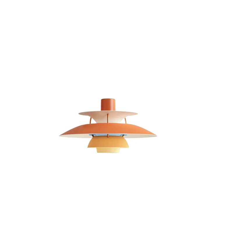 

Restaurant flying saucer chandelier modern, dining room study coffee bar island table simple log wind lamp