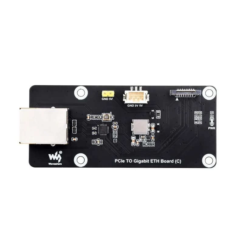 Waveshare PCIe To USB 3.2 Gen1 HAT or M.2 Adapter for Pi 5 M.2 Solid State Drive High-speed Reading/Writing HAT + Standard