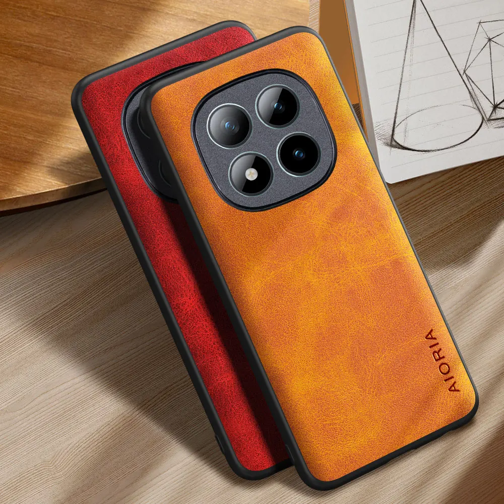 Hülle für Poco F8 Ultra F8 M8 Pro M8 5G, luxuriöse Vintage-Lederhülle, Handyhülle für Xiaomi Poco F8 Ultra Case Capa