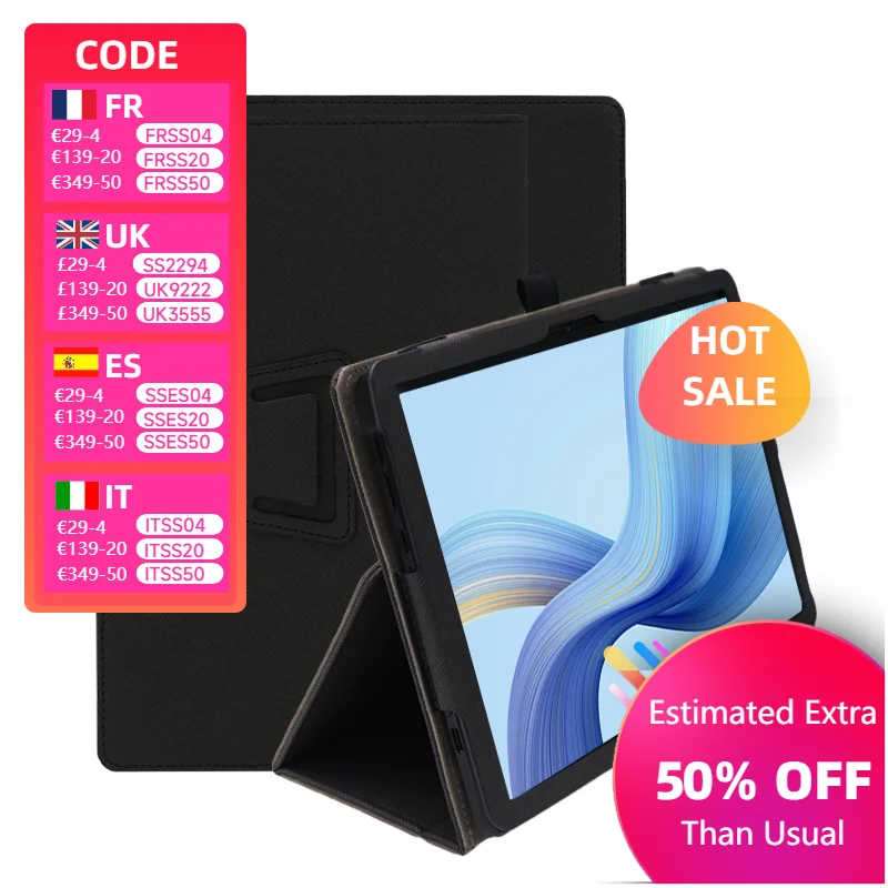 

For Teclast T70 Slim Holder Cover Case for Teclast T70 14 inch Tri-Fold 2024 Smart Tablet Case Magnetic PU Hard Back Case
