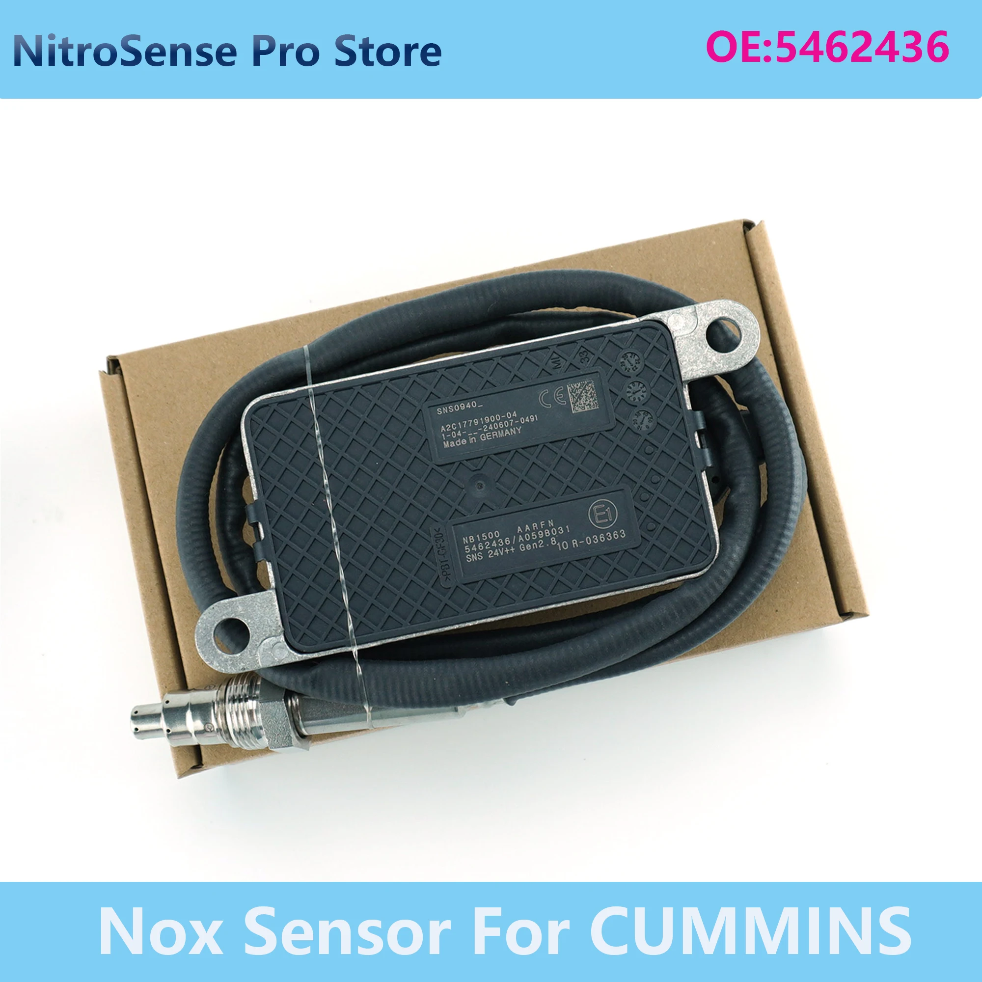 

5462436 A0598031 Nitrogen Oxygen Sensor Adapted To CUMMINS Cross-Border NOx Sensor