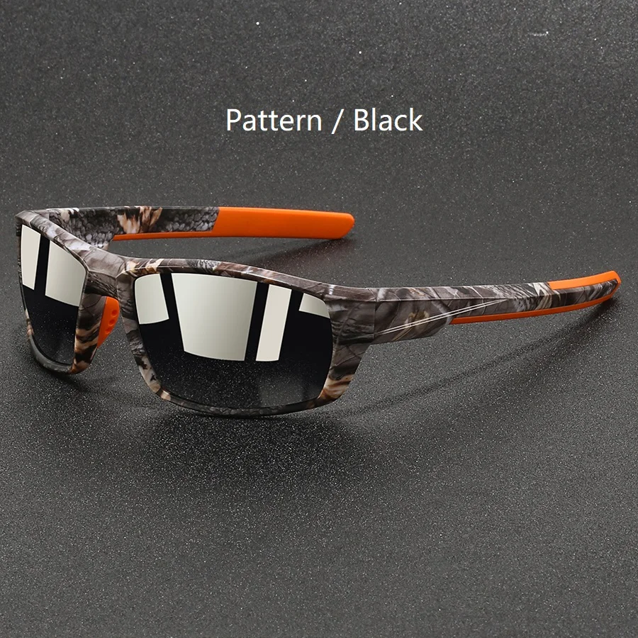 Modische Vintage Tarnmuster Sportsonnenbrille für Männer und Frauen, Geeignet für Fahren, Angeln, Radfahren, Bergsteigen, Sport-Sonnenbrille für Herren – Detail 7