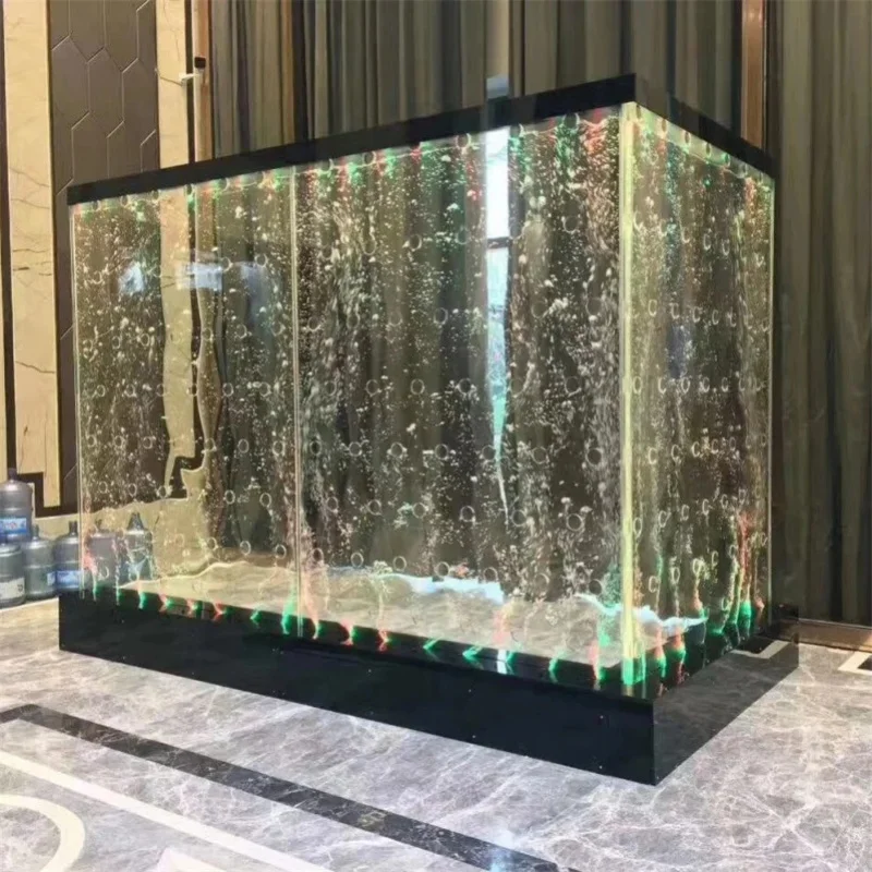 custom.Modern Acrylic Bubble Wall Luxury Living Screen & Room Divider with Beautiful Aquarium Decor Indoor view 5