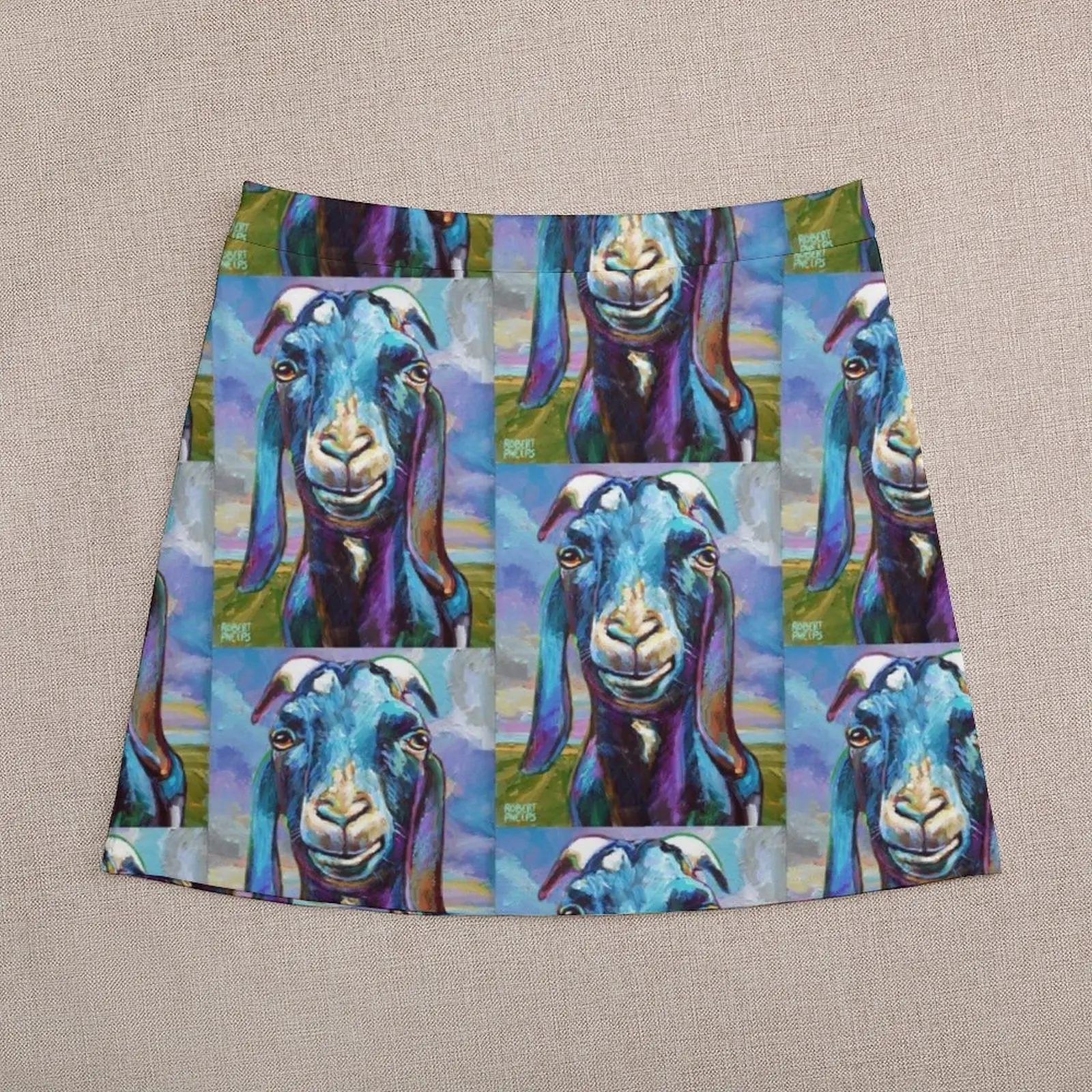 Black Farm Goat On a Beautiful Day Mini Skirt Evening dresses korean summer clothes