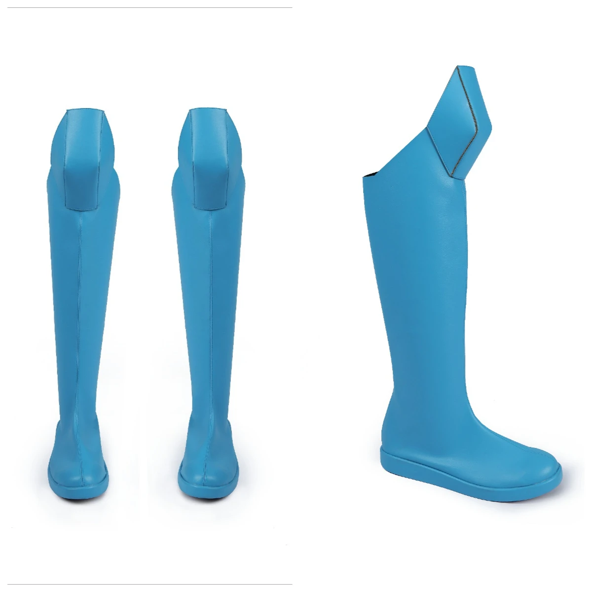 Invincible Mark Grayson Cosplay Boots Blue Shoes Halloween Carnival Party