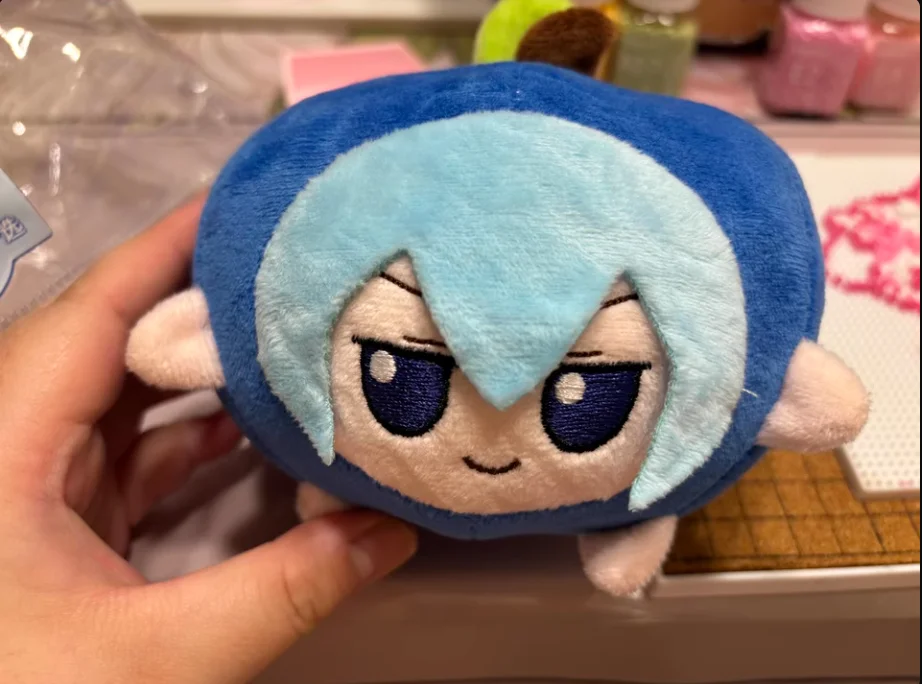 

Cute Anime Touhou Project Cirno Cartoon Fumo Soft Maumet Mini Stuffed Pendant Keychain Plushie Christmas Gift 10CM Halloween