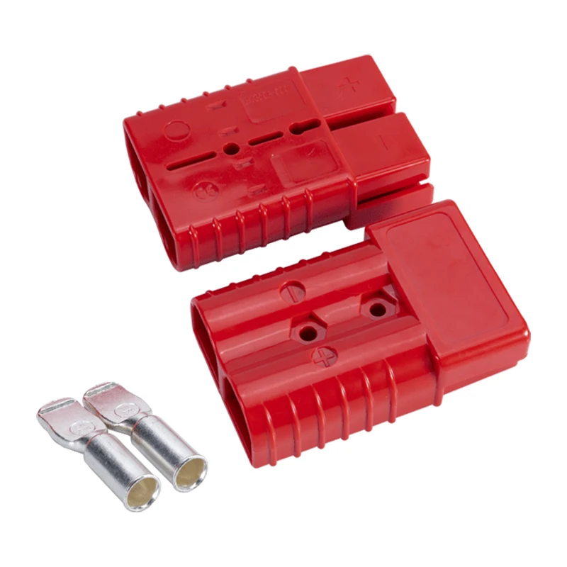 ENMG 50A high current connector electric forklift battery charging plug copper silver-plated connectors Insulated Flame Retardan