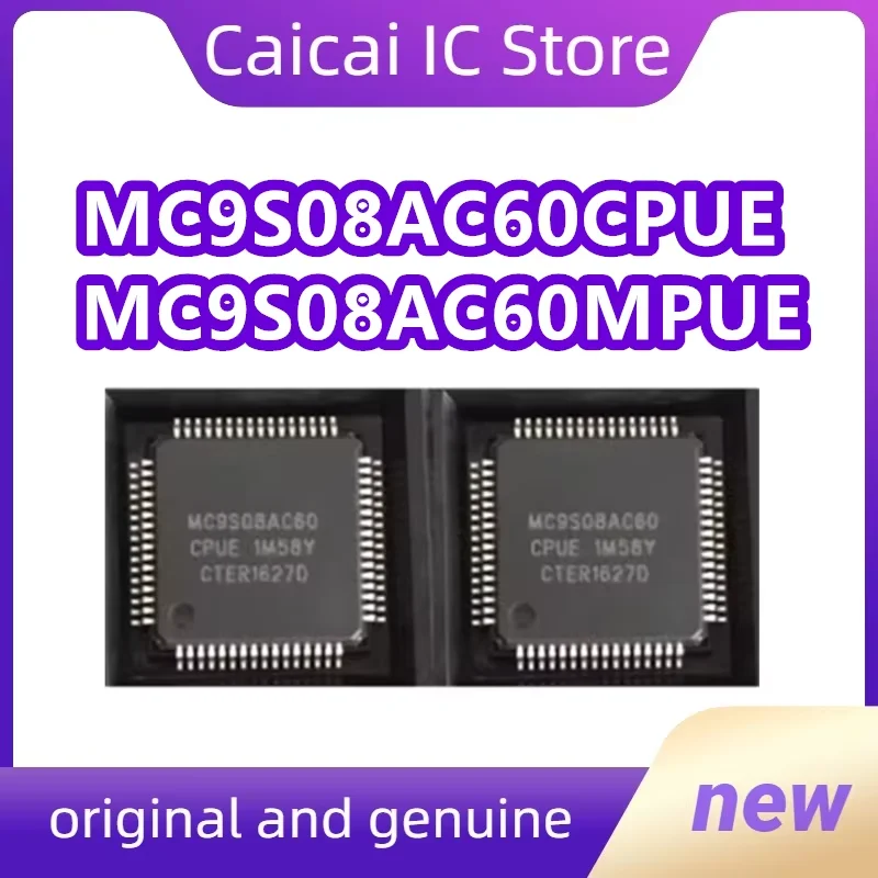 

5 шт./лот MC9S08AC60CPUE MC9S08AC60MPUE QFP64 Новый оригинал