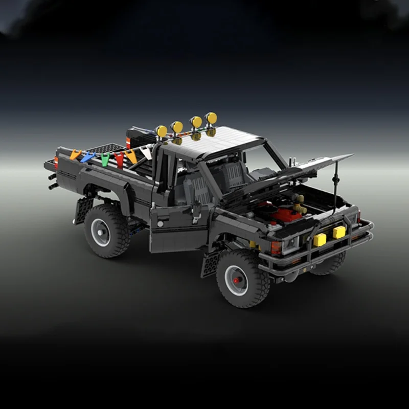 3208 stücke MOC Marty S Toyota Zurück Die Zukunft Iconsed Modell Bausteine Weihnachten Geschenk Architektur Spielzeug DIY Kreative Ziegel Kinder