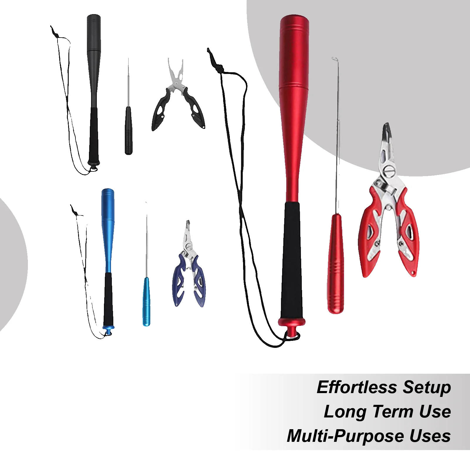 フィッシュフックエクストラクター-3-個フィッシュフッククイックリムーバーツールキット釣りアクセサリー海水ナイトボートトラウトドック初心者用