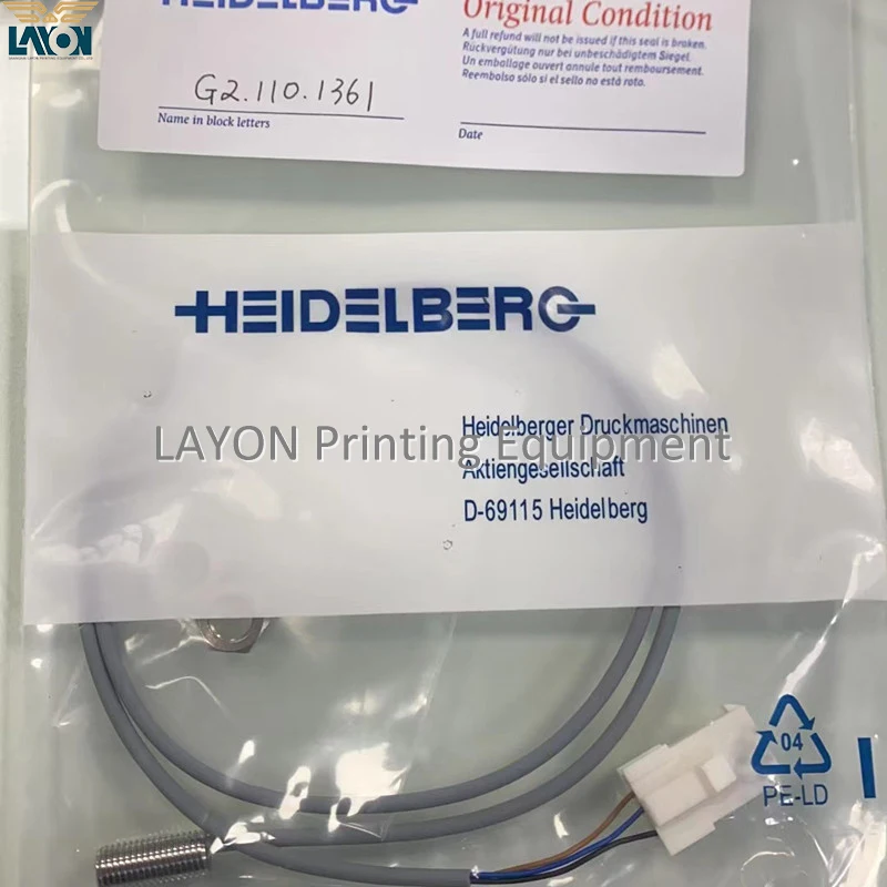 1 Buah Sensor G2.110.1361 untuk Heidelberg SM52 PM52 SM74 CD74 atau Suku Cadang Mesin Cetak Aksesori Kualitas Tinggi Pengiriman Cepat