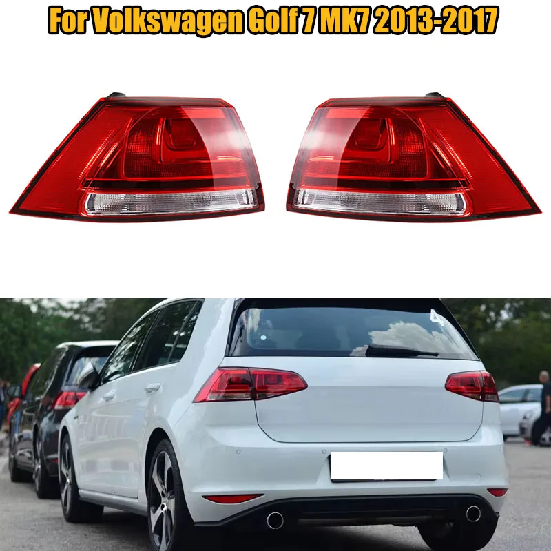 Dla Volkswagen Golf 7 MK7 2013 2014 2015 2016 2017 Zewnętrzne światło tylne Tylna lampa Wskaźnik hamulca bez żarówek 5G 0945095 M