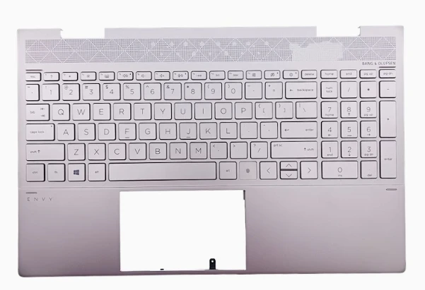 

Новинка для HP ENVY X360 15-ED TPN-C149, серебряная подставка для рук, клавиатура с подсветкой и отпечатками пальцев L93226-001 L93227-001