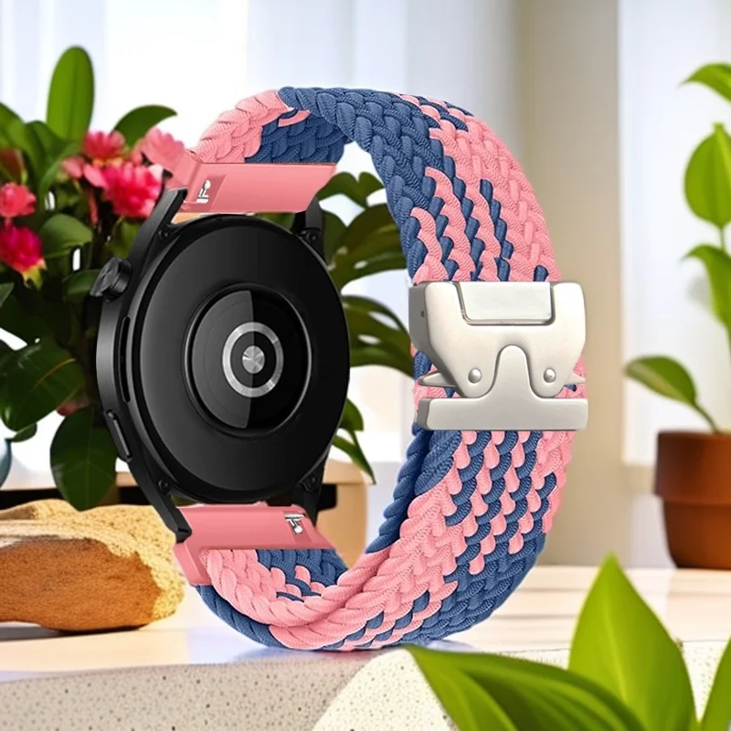 18/20/22mm Parachute Style Buckle Braided Loop for Garmin vivoactive 4/3/3s/Forerunner 255S/Samsung  Watch/Huawei Watch Band