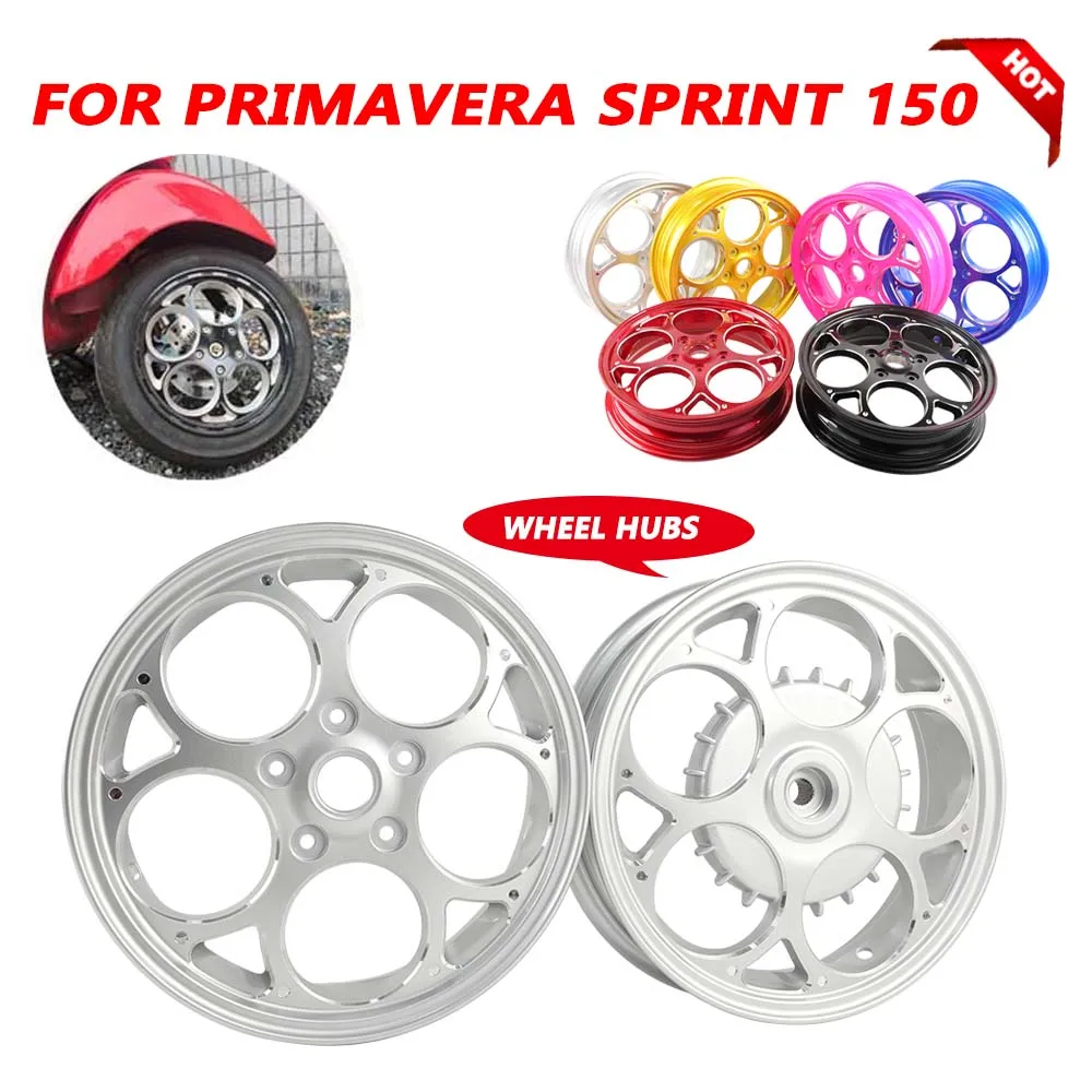 Motorcycle CNC machinery Aluminum Front Rear Wheels Rim high quality Scooter 12 Inch  For Vespa Sprint Primavera 150CC Sprint150