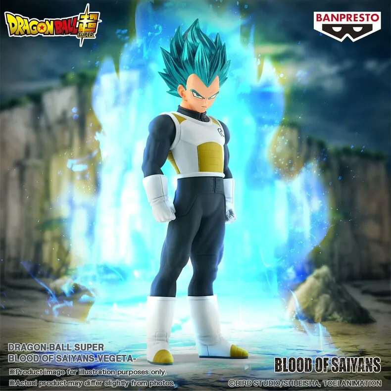 BANPESTO Dragon Ball Vegeta Figurine d'anime Bejīta BLOOD OF SAIYANS Figurine PVC Statue Ornement Collection Modèle Jouet Cadeau EN STOCK